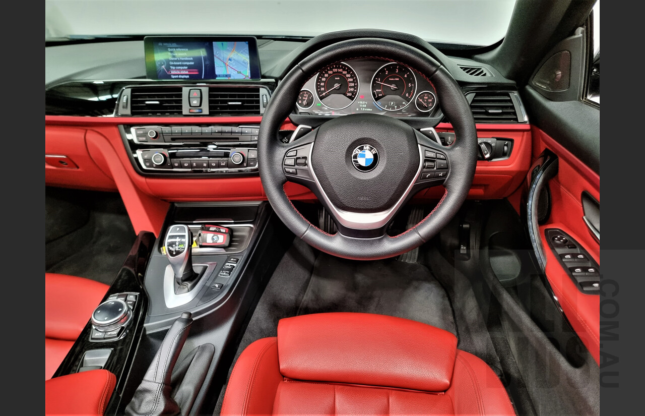 4/2014 BMW 420d Sport Line F32 2d Convertible Grey 2.0L Turbo Diesel