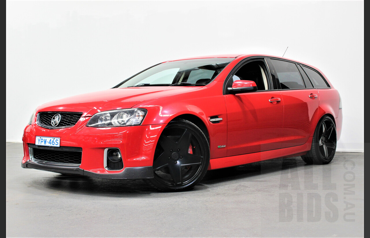 5/2012 Holden Commodore SS-V VE II MY12 4d Sportwagon Red 6.0L V8