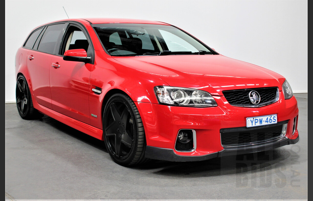 5/2012 Holden Commodore SS-V VE II MY12 4d Sportwagon Red 6.0L V8