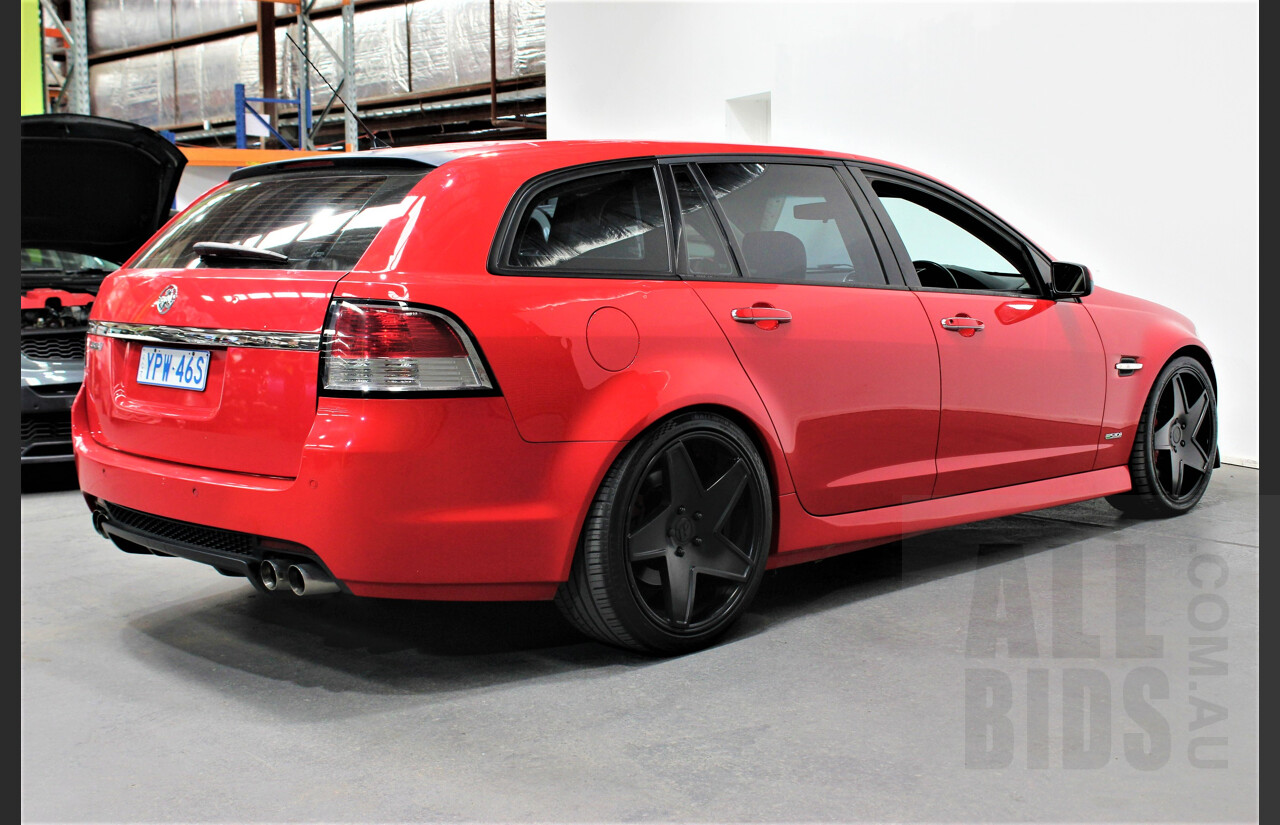 5/2012 Holden Commodore SS-V VE II MY12 4d Sportwagon Red 6.0L V8