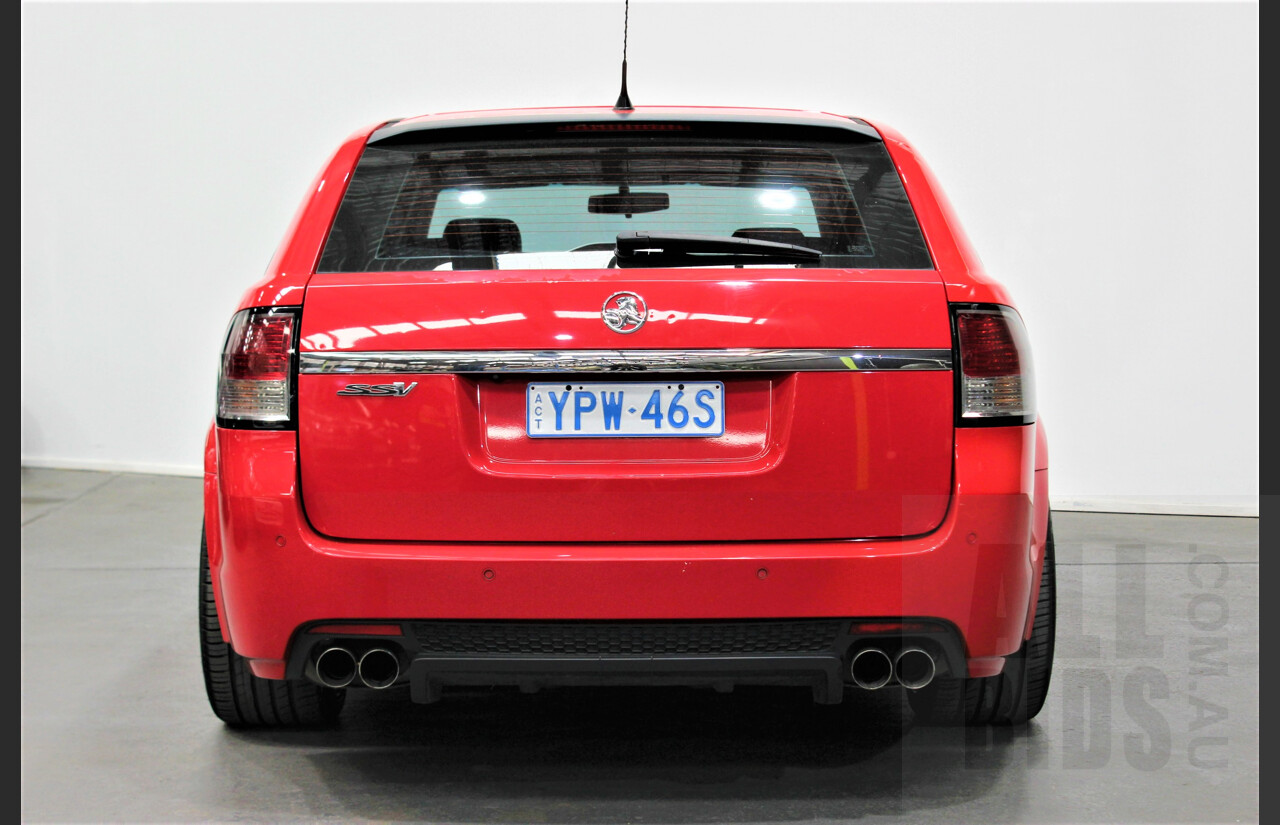 5/2012 Holden Commodore SS-V VE II MY12 4d Sportwagon Red 6.0L V8