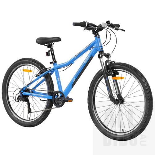 Avoca 24-Inch / 60cm Kids' Mountain Bike - Blue - ORP $189.00