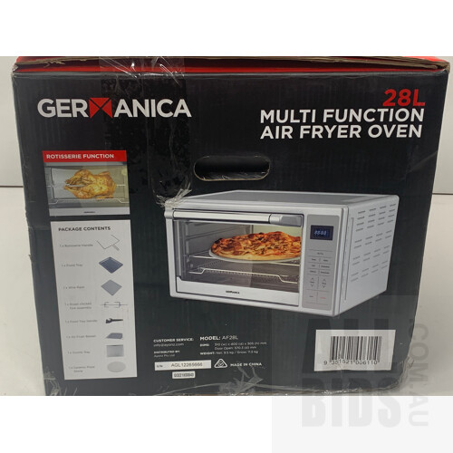 Germanica 28L Multi-Function Air Fryer Over in Original Box ORP $149