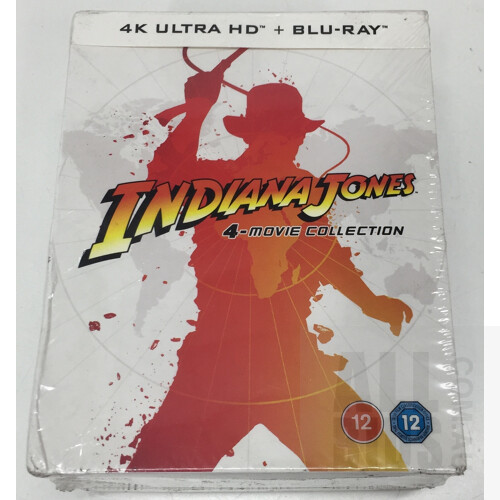 Indiana Jones the Complete Collection 4K Ultra HD Boxset - ORP $147.50