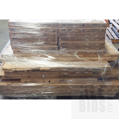 J Burrows Stilford Professional Screens Office Partition Panels and Desktops - Lot of 25 - Brand New - RRP $3197.00