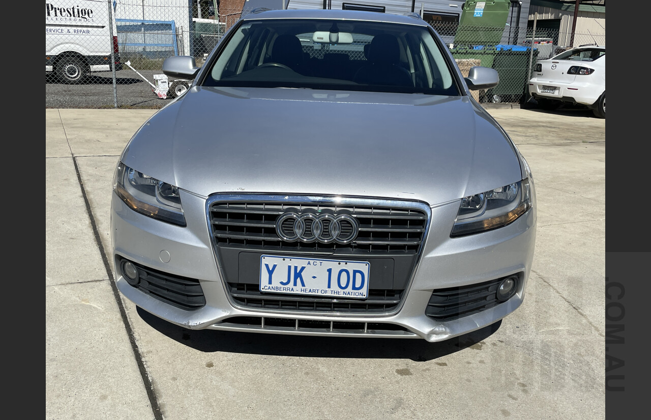 10/2009 Audi A4 1.8 TFSI Avant B8 (8K) 4d Wagon Silver 1.8L