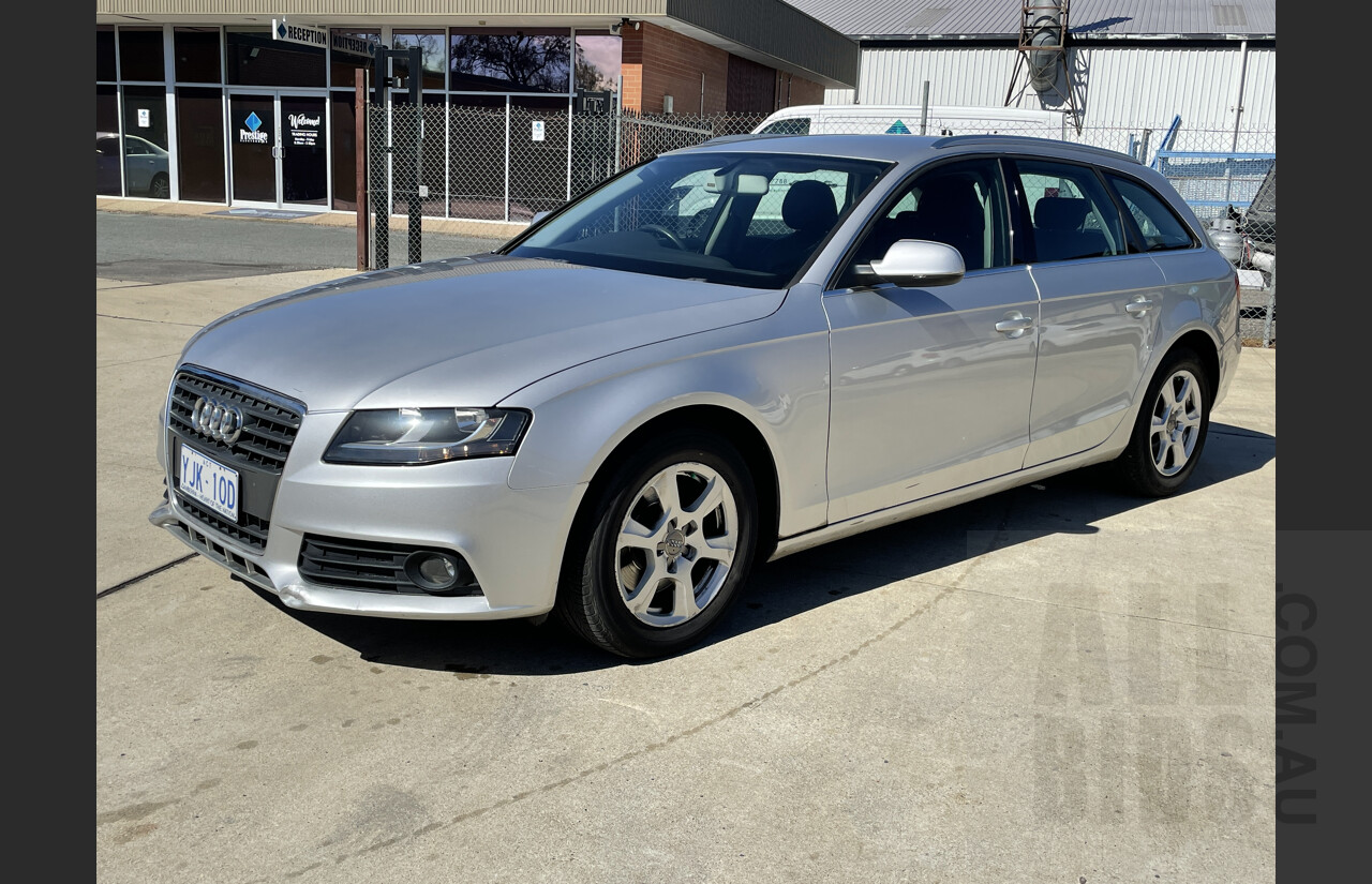 10/2009 Audi A4 1.8 TFSI Avant B8 (8K) 4d Wagon Silver 1.8L