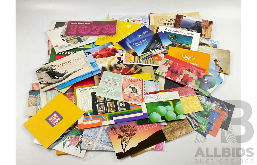 Large Collection of Australian Issue Postal Stamps Years Spanning 1970-2009