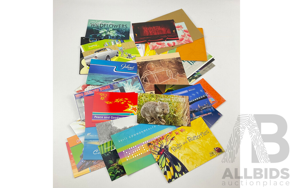 Large Collection of Australian Issue Postal Stamps Years Spanning 1970-2009