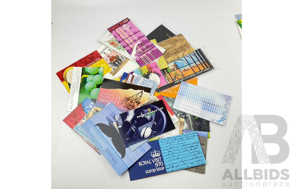 Large Collection of Australian Issue Postal Stamps Years Spanning 1970-2009