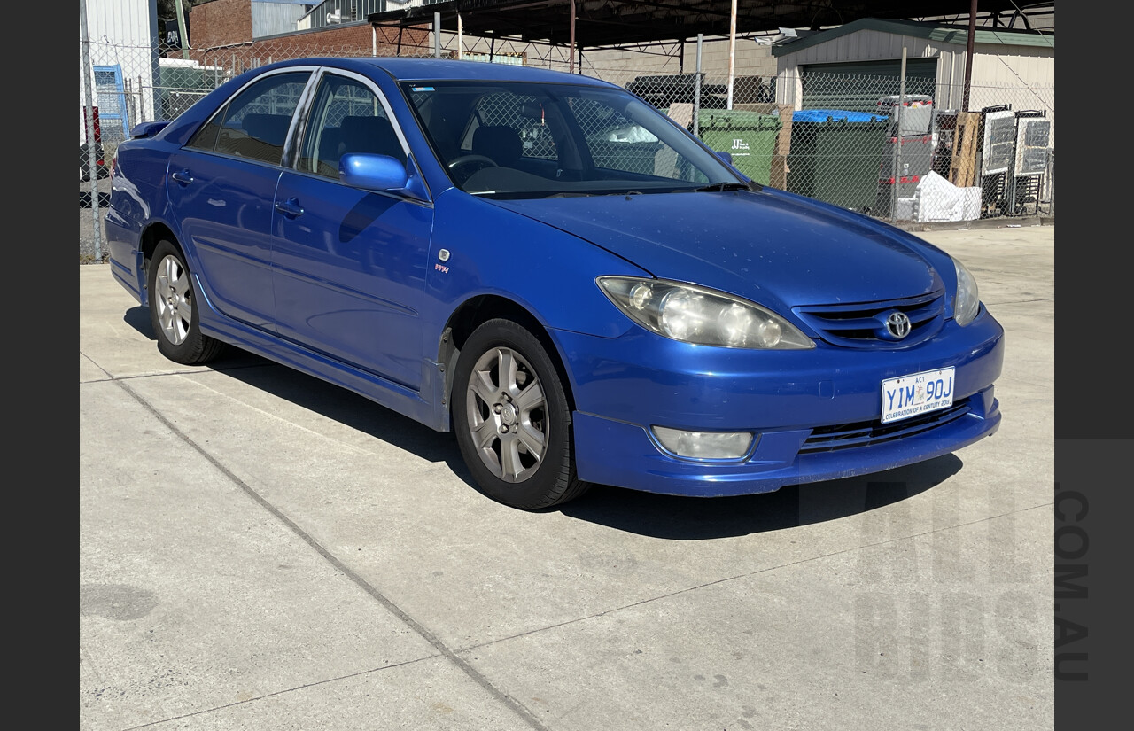 8/2005 Toyota Camry Sportivo ACV36R 06 UPGRADE 4d Sedan Blue 2.4L