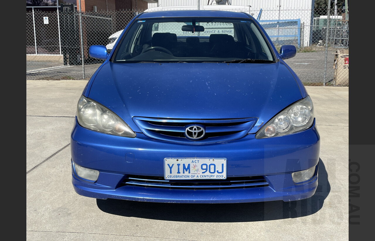 8/2005 Toyota Camry Sportivo ACV36R 06 UPGRADE 4d Sedan Blue 2.4L