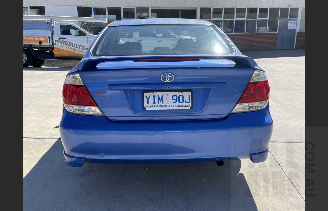 8/2005 Toyota Camry Sportivo ACV36R 06 UPGRADE 4d Sedan Blue 2.4L