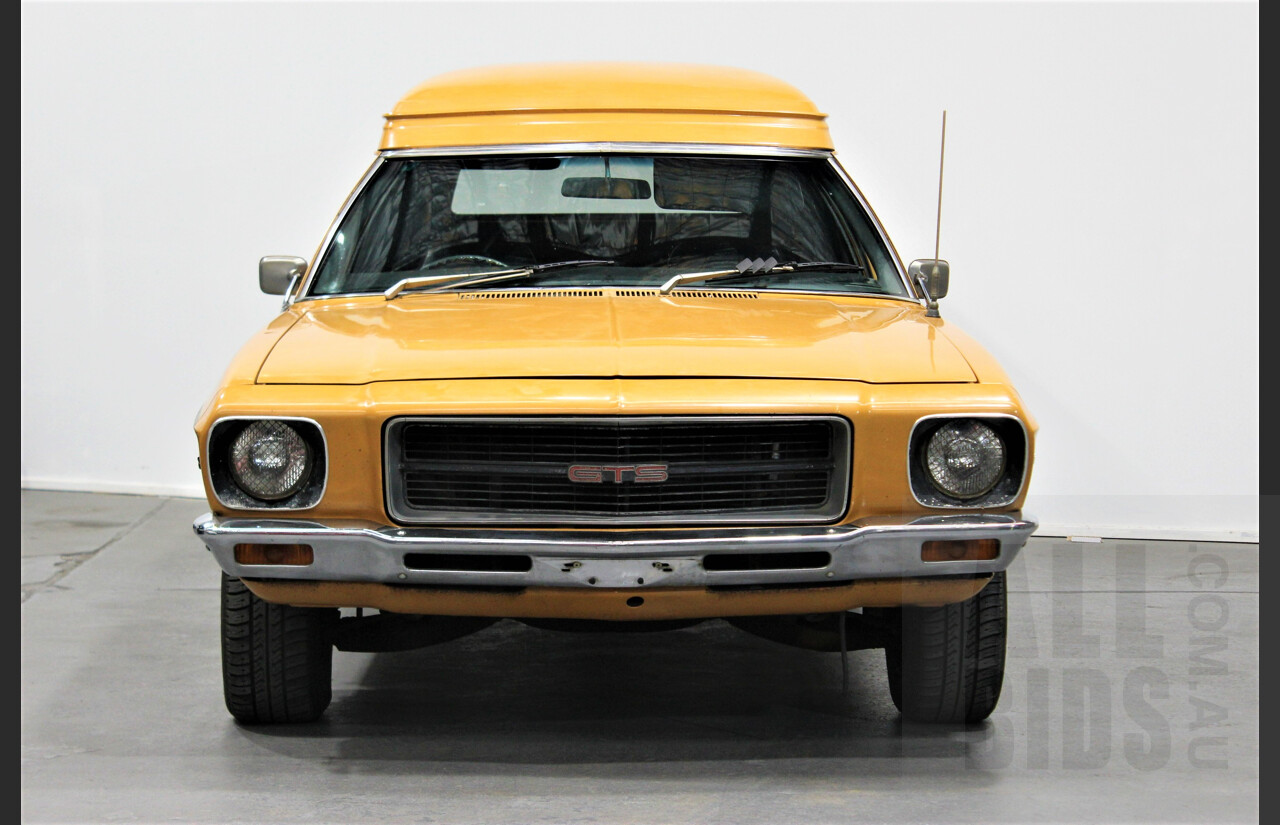 5/1974 Holden HQ Belmont Windowless Panelvan Autumn Gold 308 5.0L V8