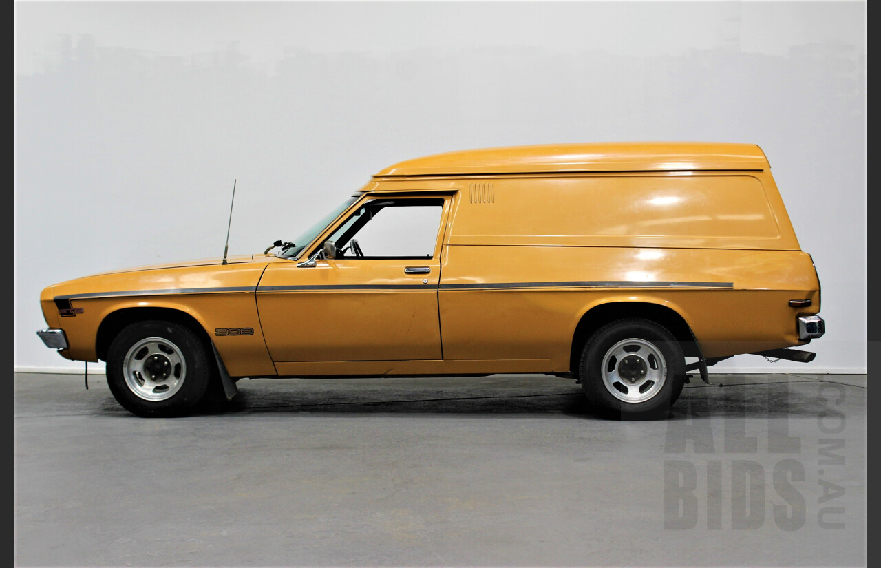 5/1974 Holden HQ Belmont Windowless Panelvan Autumn Gold 308 5.0L V8