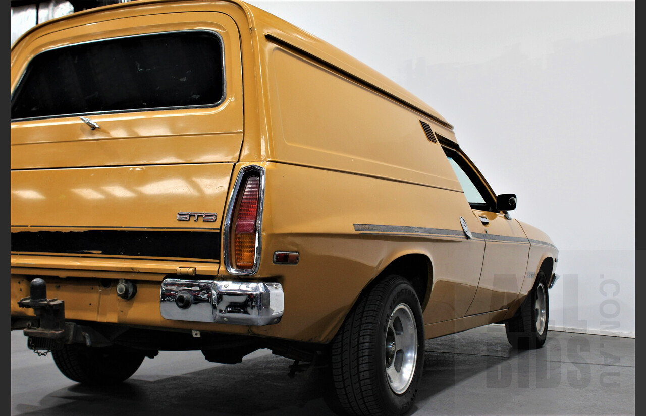 5/1974 Holden HQ Belmont Windowless Panelvan Autumn Gold 308 5.0L V8