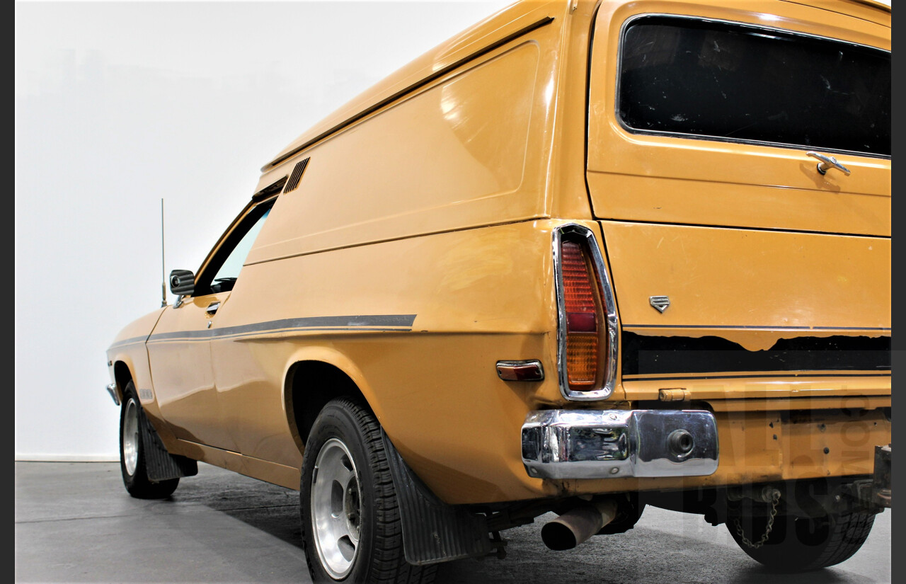 5/1974 Holden HQ Belmont Windowless Panelvan Autumn Gold 308 5.0L V8