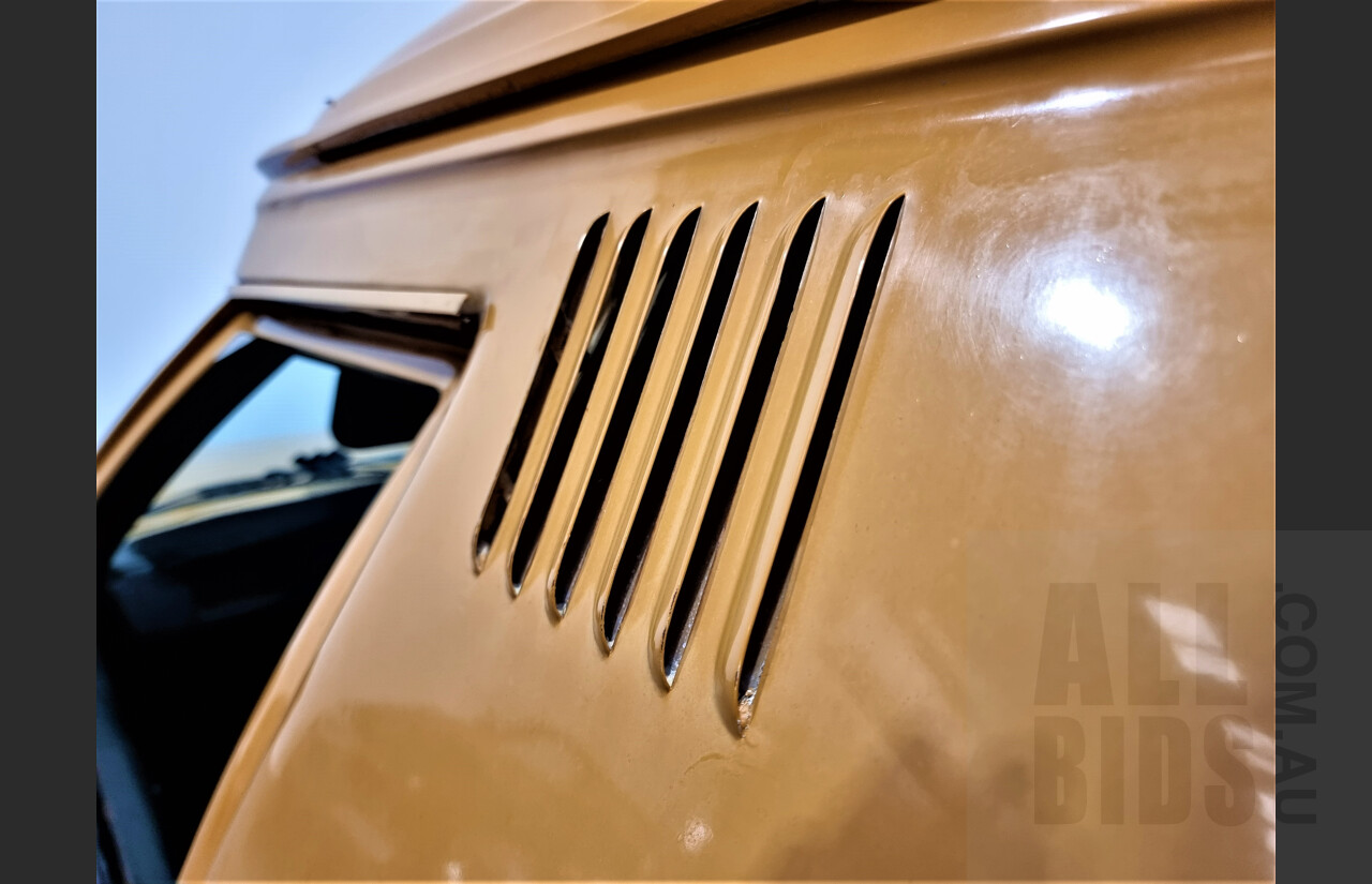 5/1974 Holden HQ Belmont Windowless Panelvan Autumn Gold 308 5.0L V8