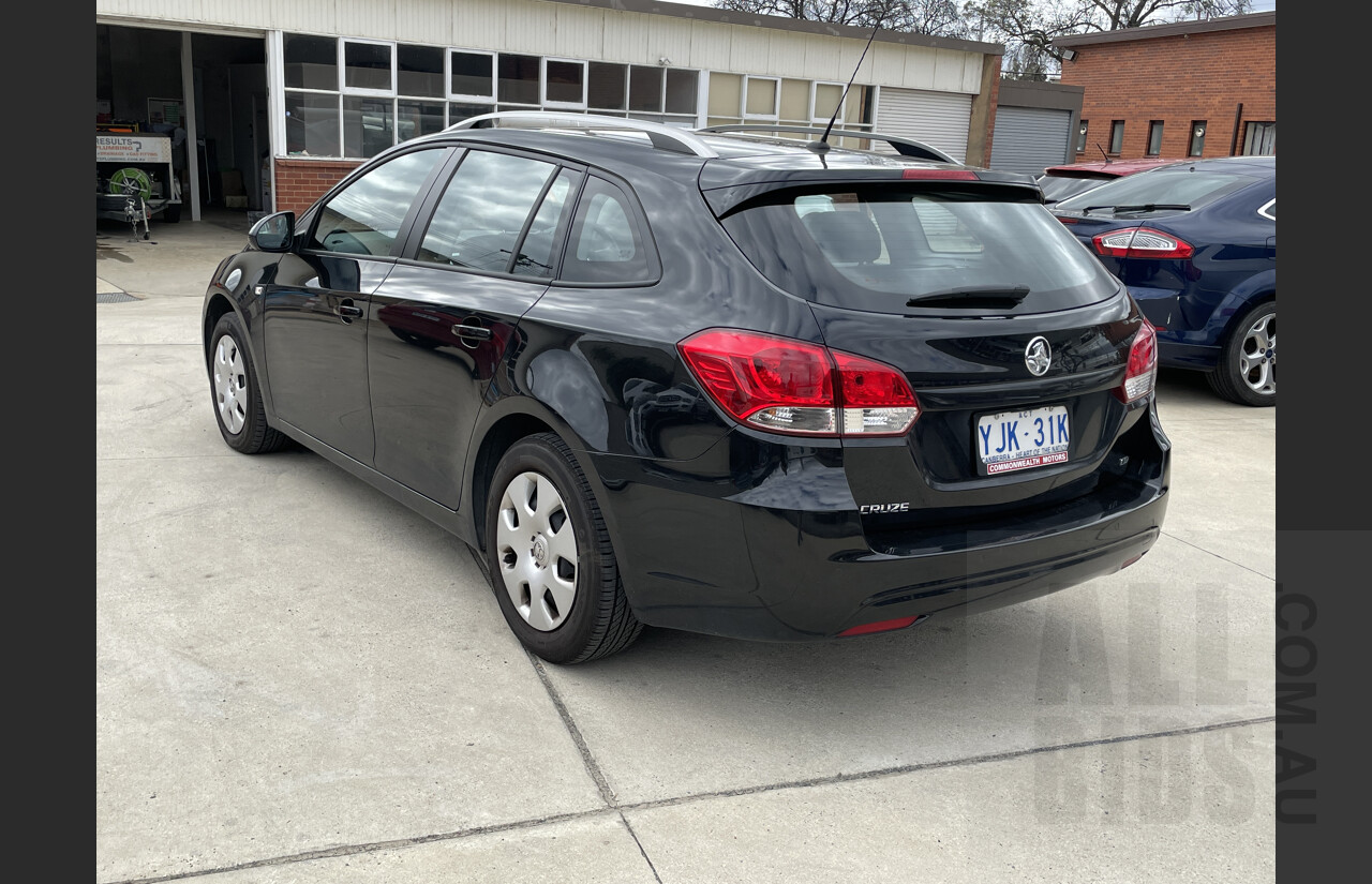 2/2013 Holden Cruze CD JH MY13 5d Wagon Black 1.8L