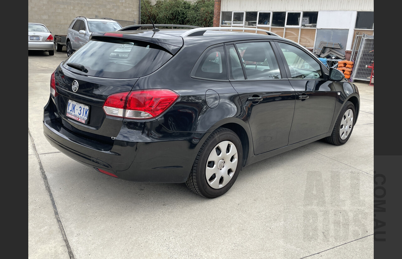 2/2013 Holden Cruze CD JH MY13 5d Wagon Black 1.8L