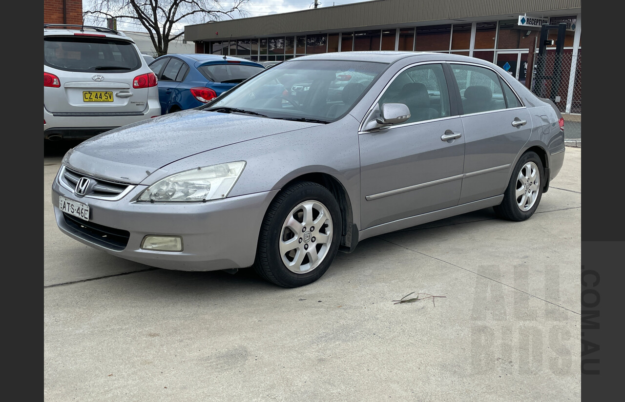 6/2005 Honda Accord V6 Luxury 40 4d Sedan Silver 3.0L