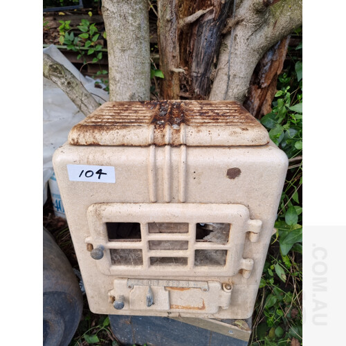 Vintage Warmray Woodburning Heater (Circa 1950's)