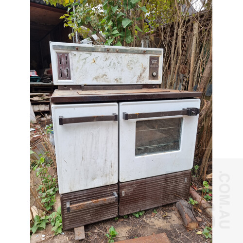 Vintage Vulcan Everhot Deluxe 204 Woodburning Oven