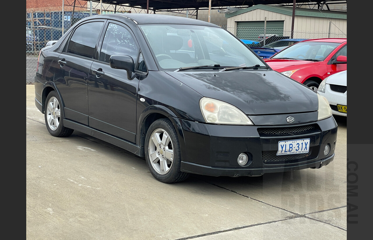 4/2004 Suzuki Liana GS  4d Sedan Black 1.8L