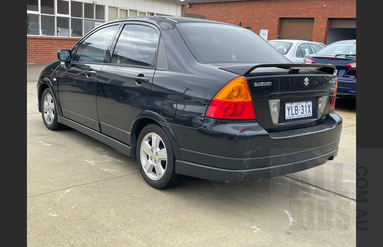 4/2004 Suzuki Liana GS  4d Sedan Black 1.8L