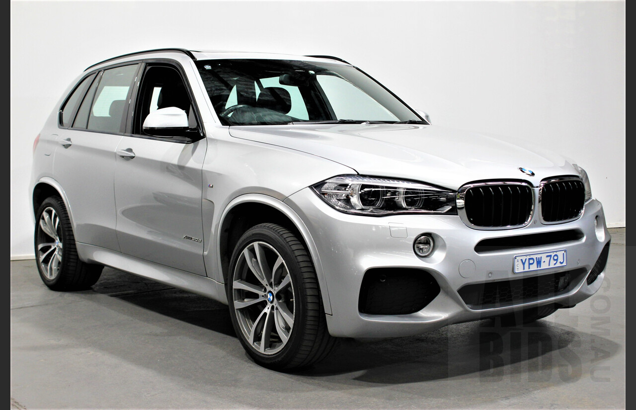 1/2015 Bmw X5 Xdrive 30d F15 4d Wagon Silver 3.0L Turbo Diesel