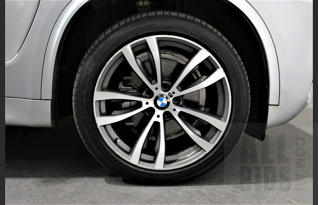 1/2015 Bmw X5 Xdrive 30d F15 4d Wagon Silver 3.0L Turbo Diesel