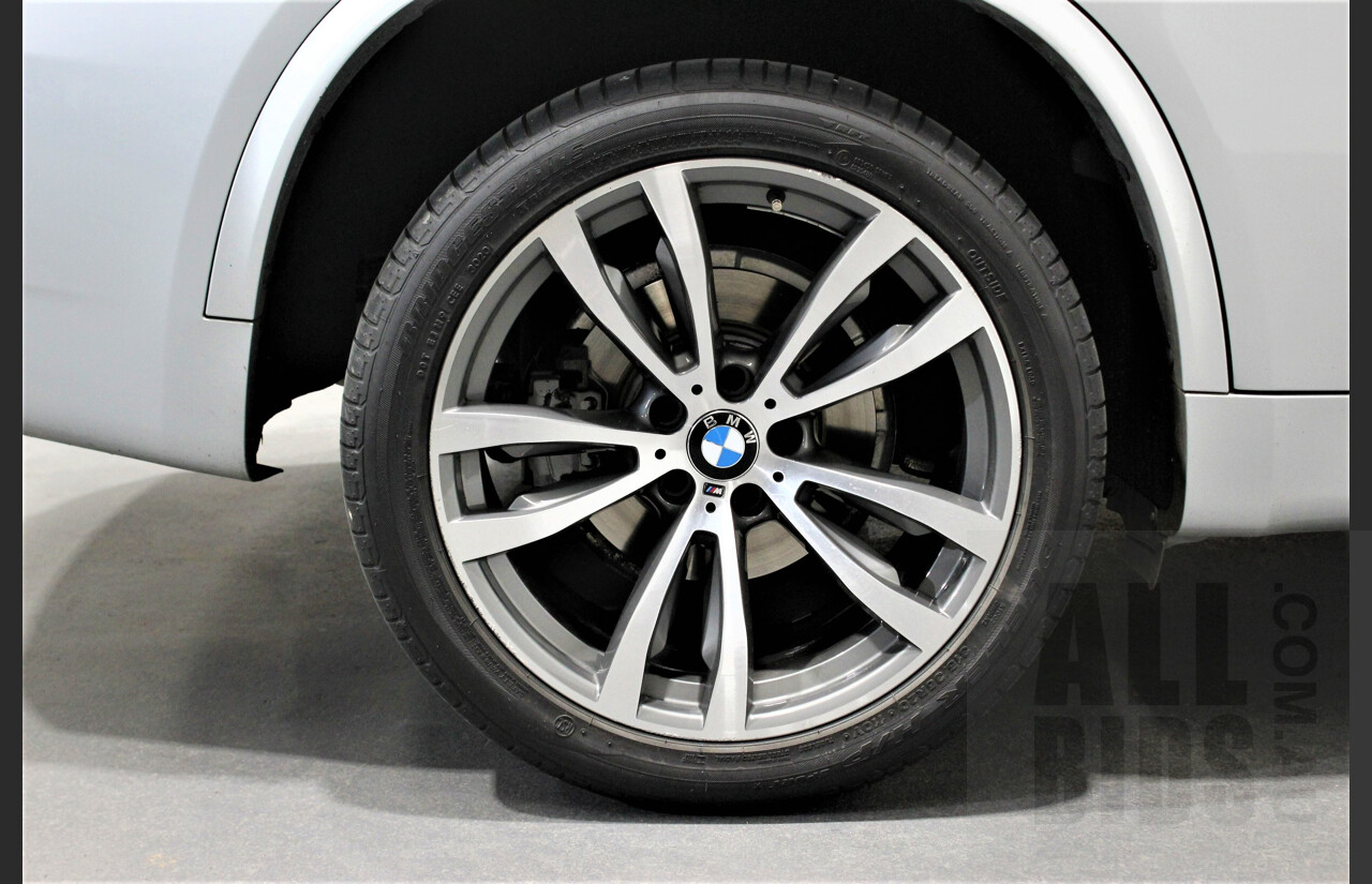 1/2015 Bmw X5 Xdrive 30d F15 4d Wagon Silver 3.0L Turbo Diesel