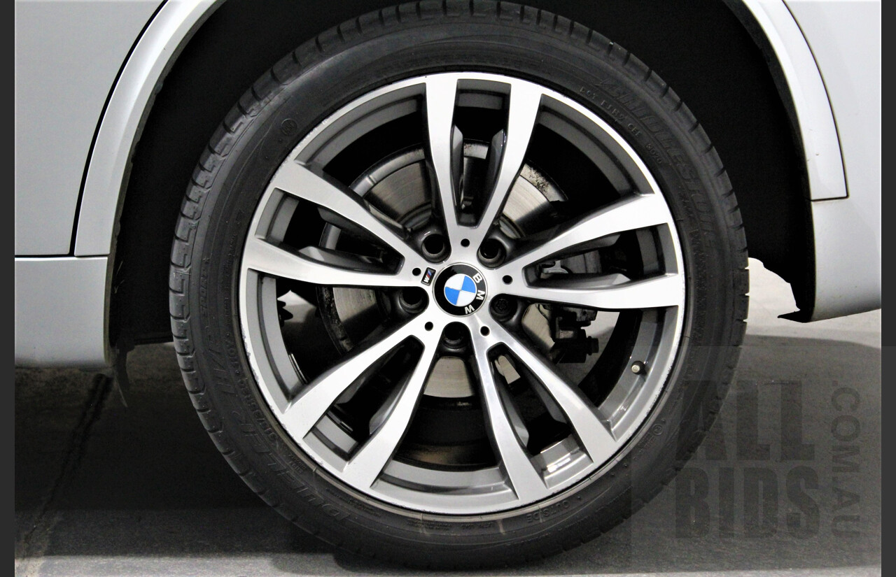 1/2015 Bmw X5 Xdrive 30d F15 4d Wagon Silver 3.0L Turbo Diesel