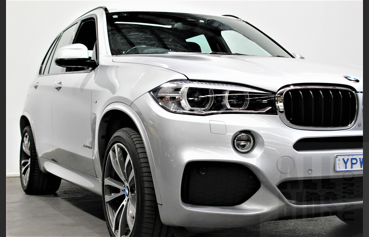 1/2015 Bmw X5 Xdrive 30d F15 4d Wagon Silver 3.0L Turbo Diesel
