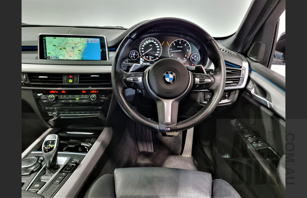 1/2015 Bmw X5 Xdrive 30d F15 4d Wagon Silver 3.0L Turbo Diesel