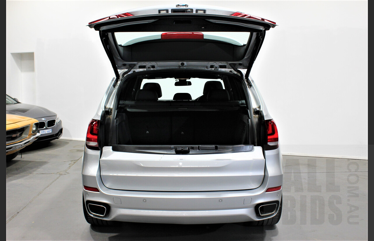 1/2015 Bmw X5 Xdrive 30d F15 4d Wagon Silver 3.0L Turbo Diesel