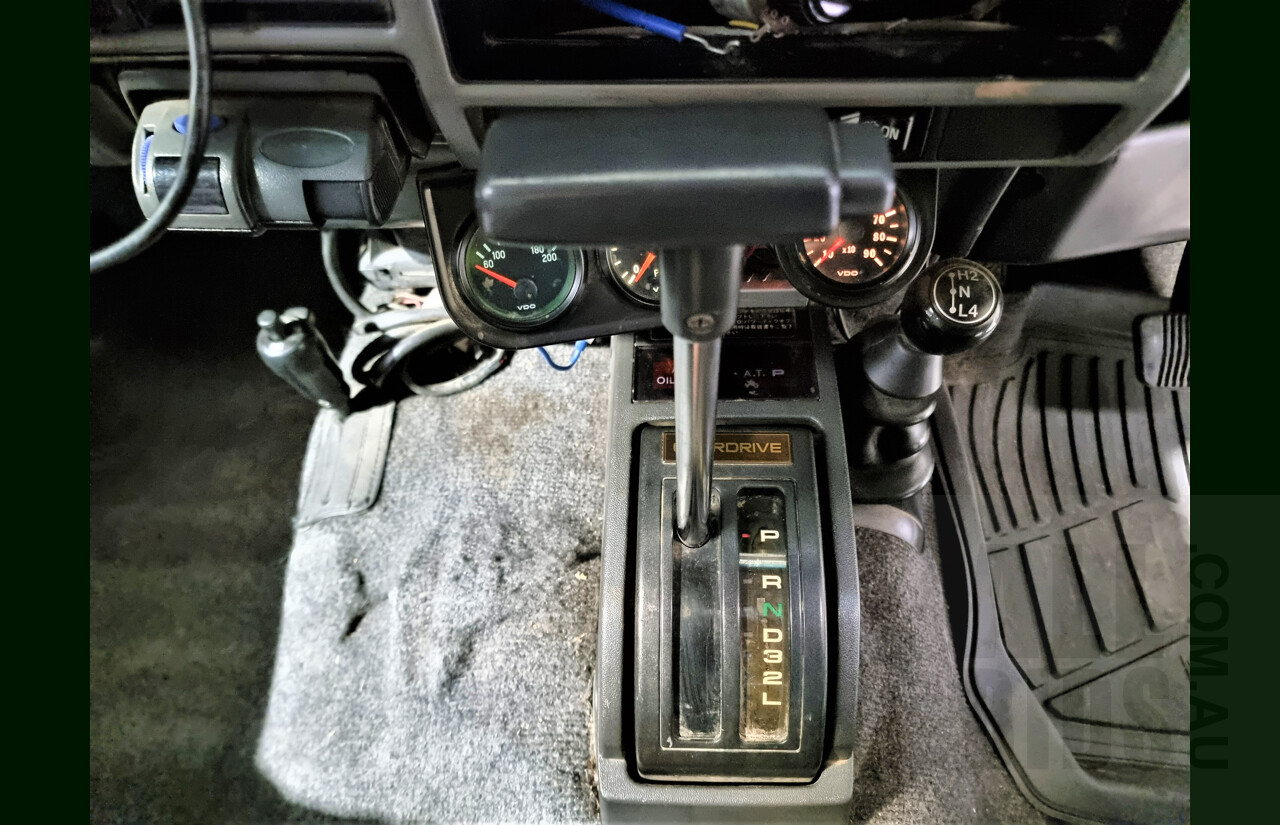 2/1987 Toyota Landcruiser LX Turbo BJ74 (4x4) 2d FRP Top Grey 3.4L 13B-T Turbo Diesel