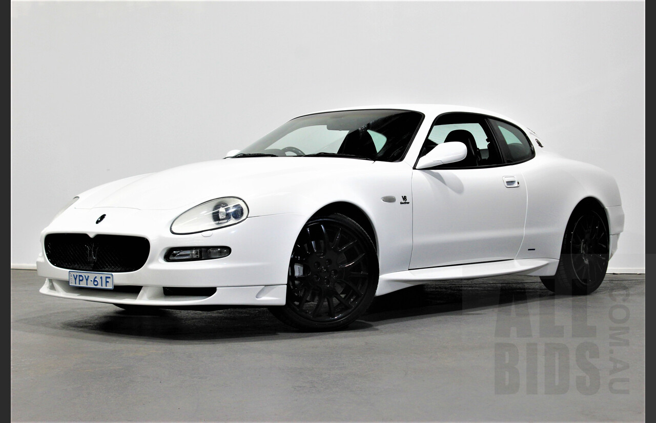 2/2005 Maserati Gransport Cambiocorsa 2d Coupe White 4.2L V8 - F1 Gearbox