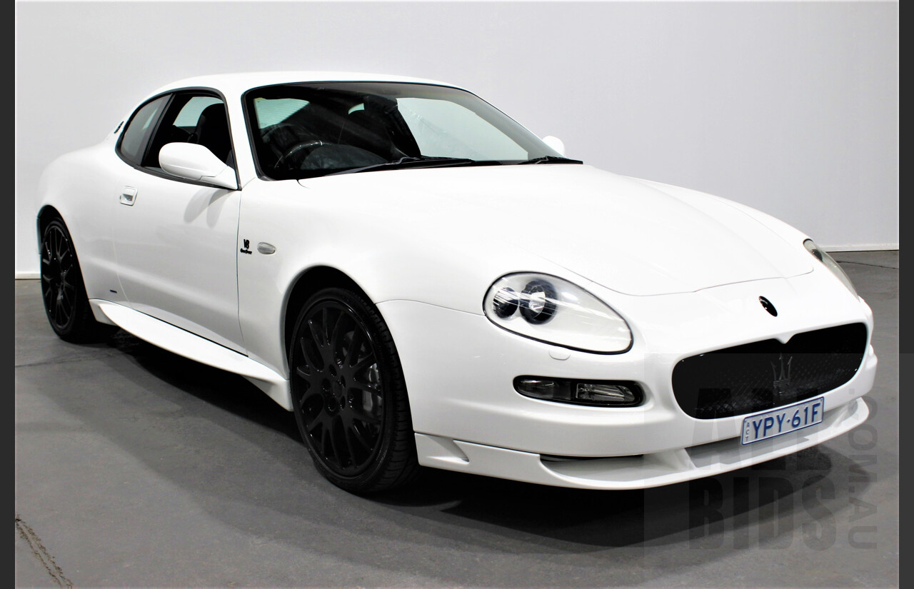 2/2005 Maserati Gransport Cambiocorsa 2d Coupe White 4.2L V8 - F1 Gearbox
