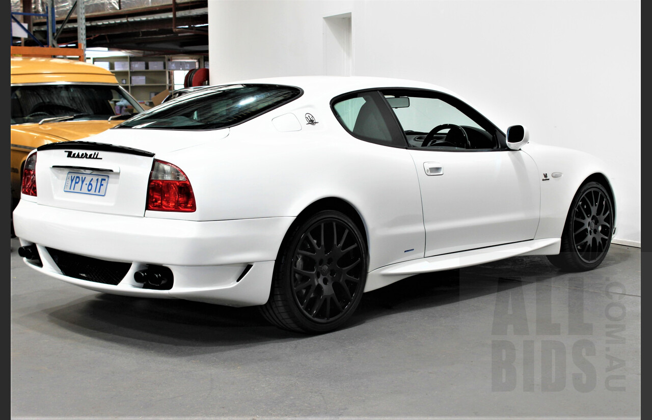 2/2005 Maserati Gransport Cambiocorsa 2d Coupe White 4.2L V8 - F1 Gearbox
