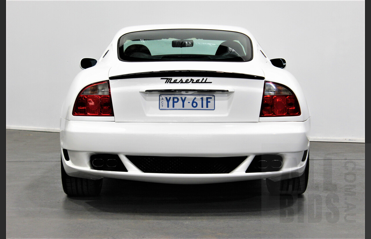 2/2005 Maserati Gransport Cambiocorsa 2d Coupe White 4.2L V8 - F1 Gearbox
