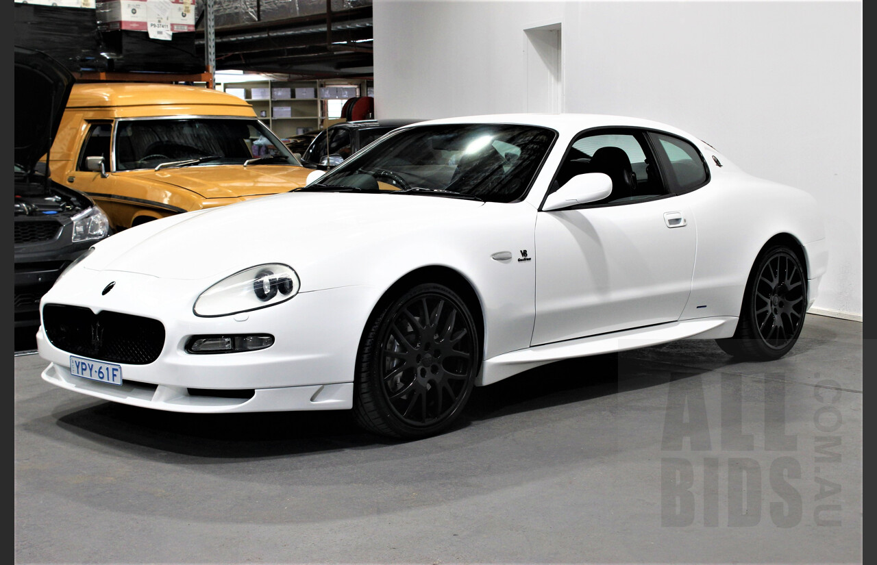 2/2005 Maserati Gransport Cambiocorsa 2d Coupe White 4.2L V8 - F1 Gearbox