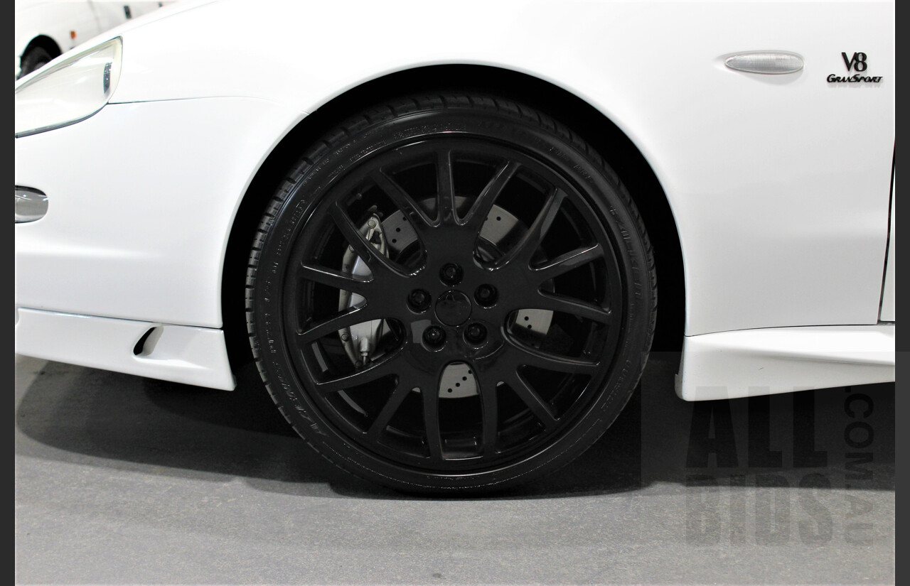 2/2005 Maserati Gransport Cambiocorsa 2d Coupe White 4.2L V8 - F1 Gearbox