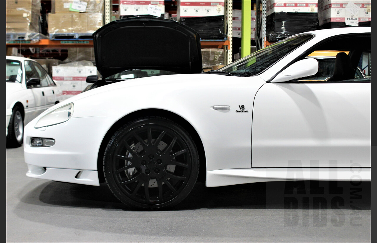 2/2005 Maserati Gransport Cambiocorsa 2d Coupe White 4.2L V8 - F1 Gearbox