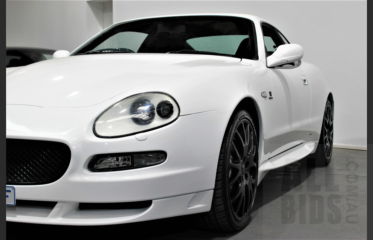 2/2005 Maserati Gransport Cambiocorsa 2d Coupe White 4.2L V8 - F1 Gearbox