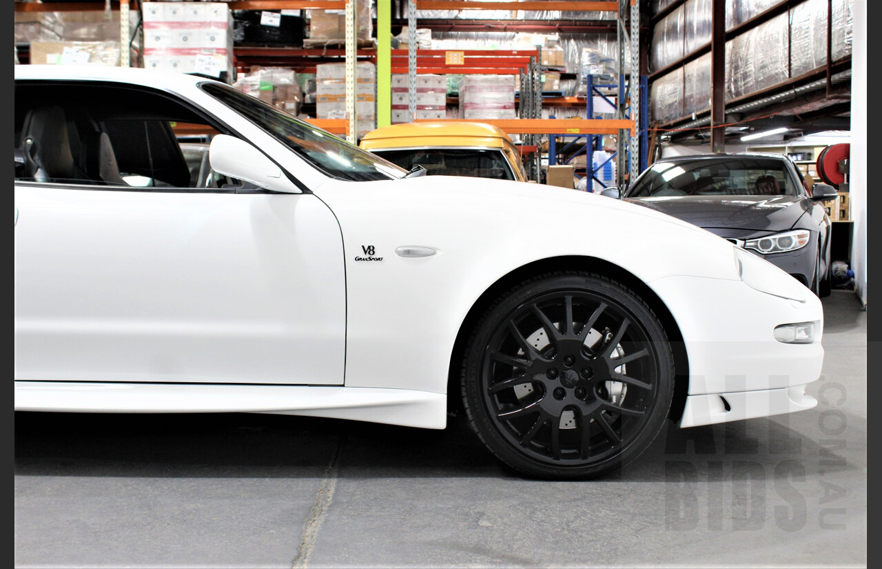 2/2005 Maserati Gransport Cambiocorsa 2d Coupe White 4.2L V8 - F1 Gearbox