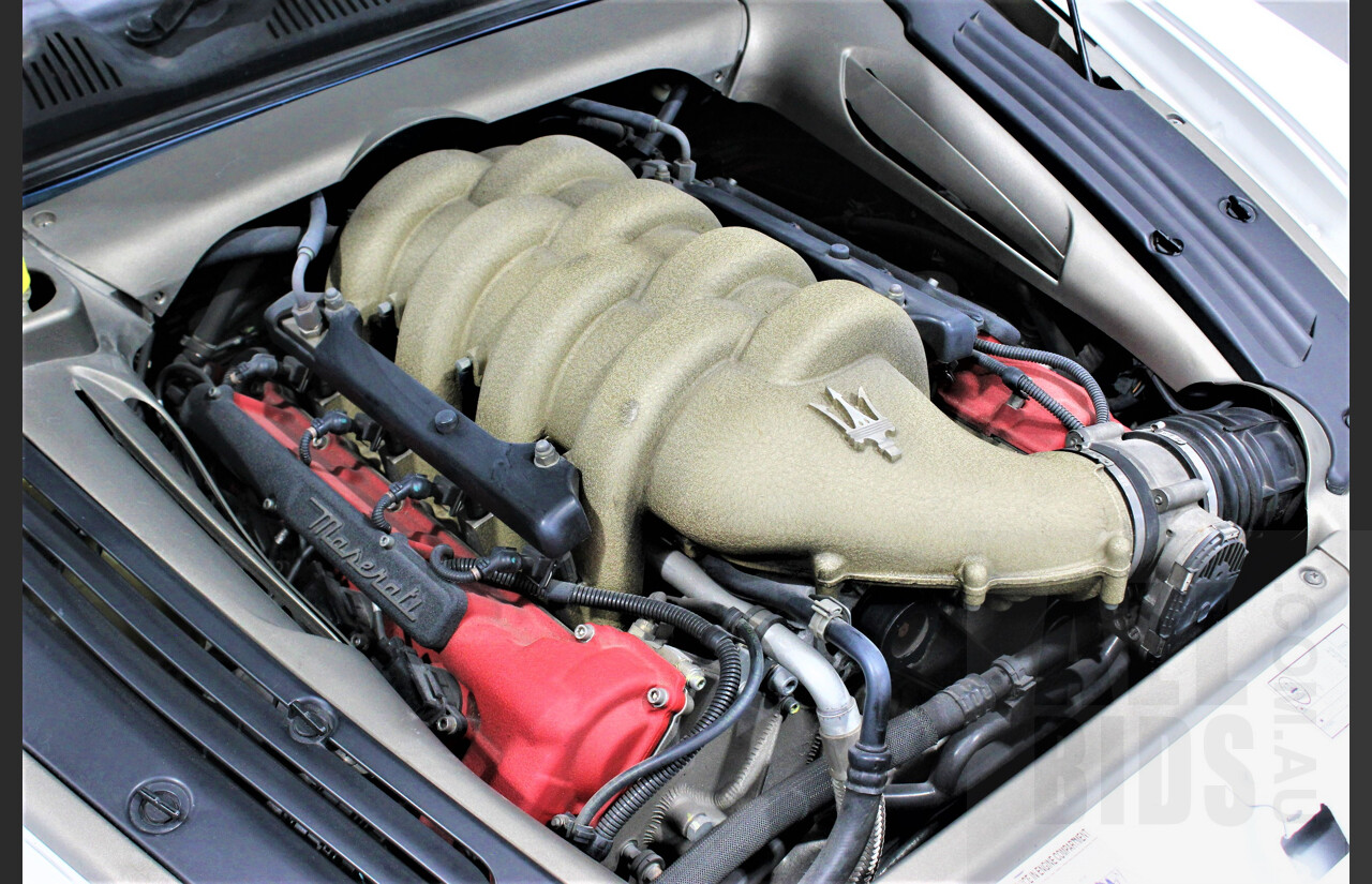 2/2005 Maserati Gransport Cambiocorsa 2d Coupe White 4.2L V8 - F1 Gearbox