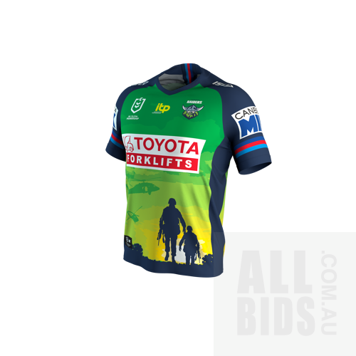 6. Jack Wighton - Canberra Raiders 2022 ANZAC Jersey - Proceeds Towards Commando Welfare Trust