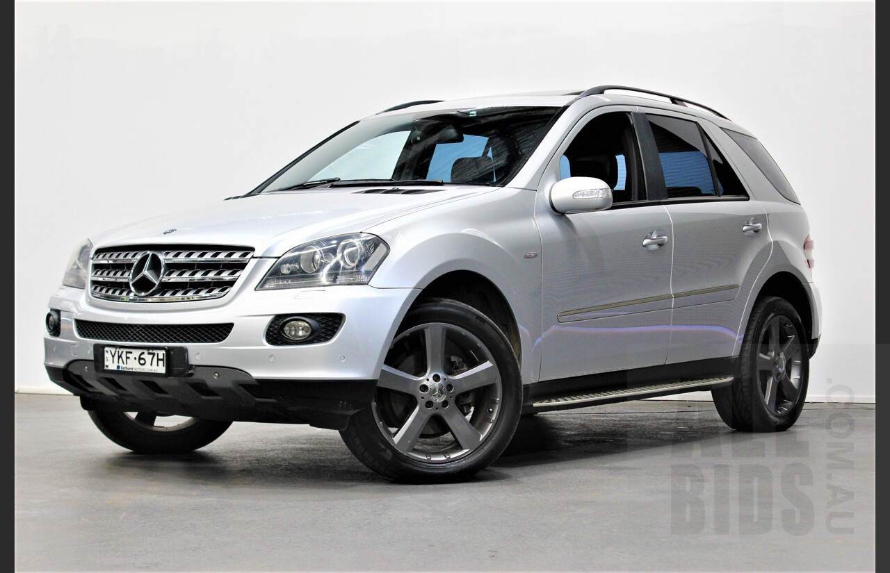 8/2008 Mercedes Benz ML320 CDI Edition 10 (4x4) W164 07 UPGRADE 4d Wagon Silver 3.0L Turbo Diesel