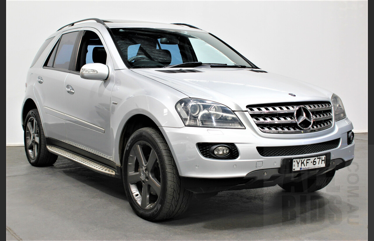 8/2008 Mercedes Benz ML320 CDI Edition 10 (4x4) W164 07 UPGRADE 4d Wagon Silver 3.0L Turbo Diesel